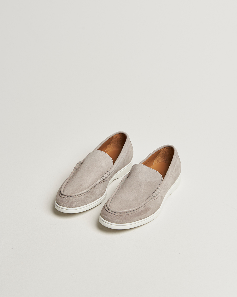 Herren | Charles Tyrwhitt Suede Slip On Loafers Light Grey | Charles Tyrwhitt | Suede Slip On Loafers Light Grey