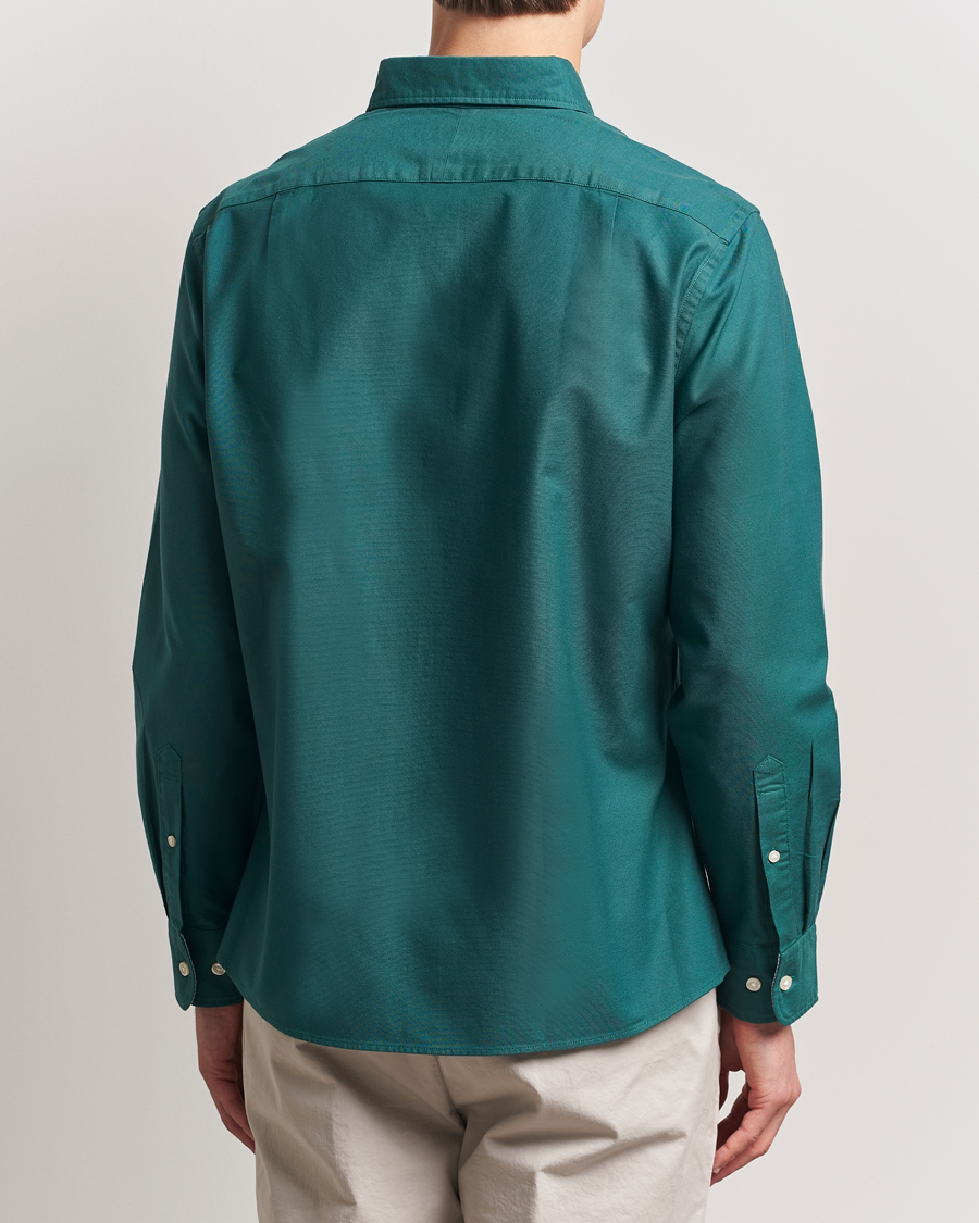 Herren | Hemden | Charles Tyrwhitt | Button Down Stretch Oxford Shirt Teal Green