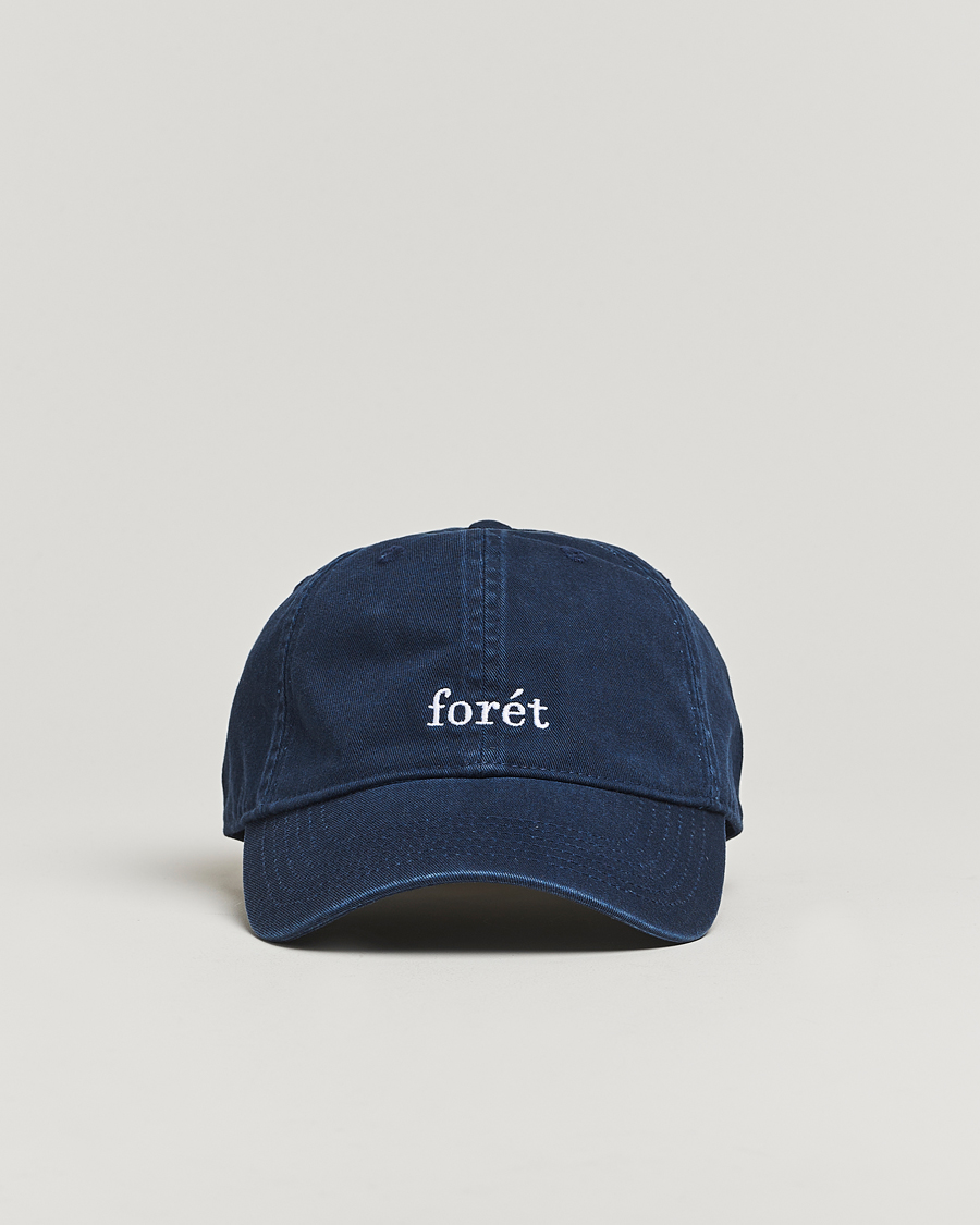 Herren | Forét Hawk Washed Cap Navy | Forét | Hawk Washed Cap Navy