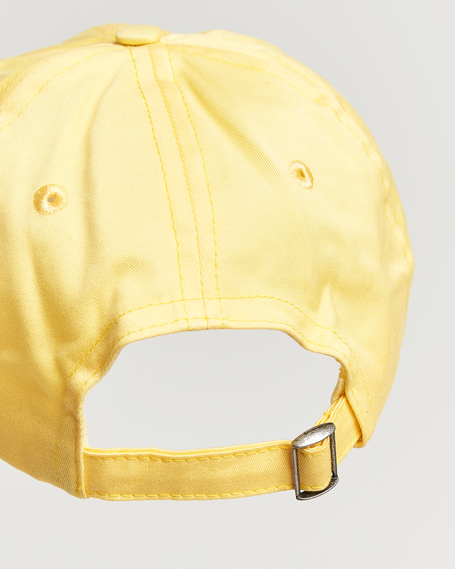 Herren | Drake's Elephant Embroidered Cap Lemon | Drake's | Elephant Embroidered Cap Lemon
