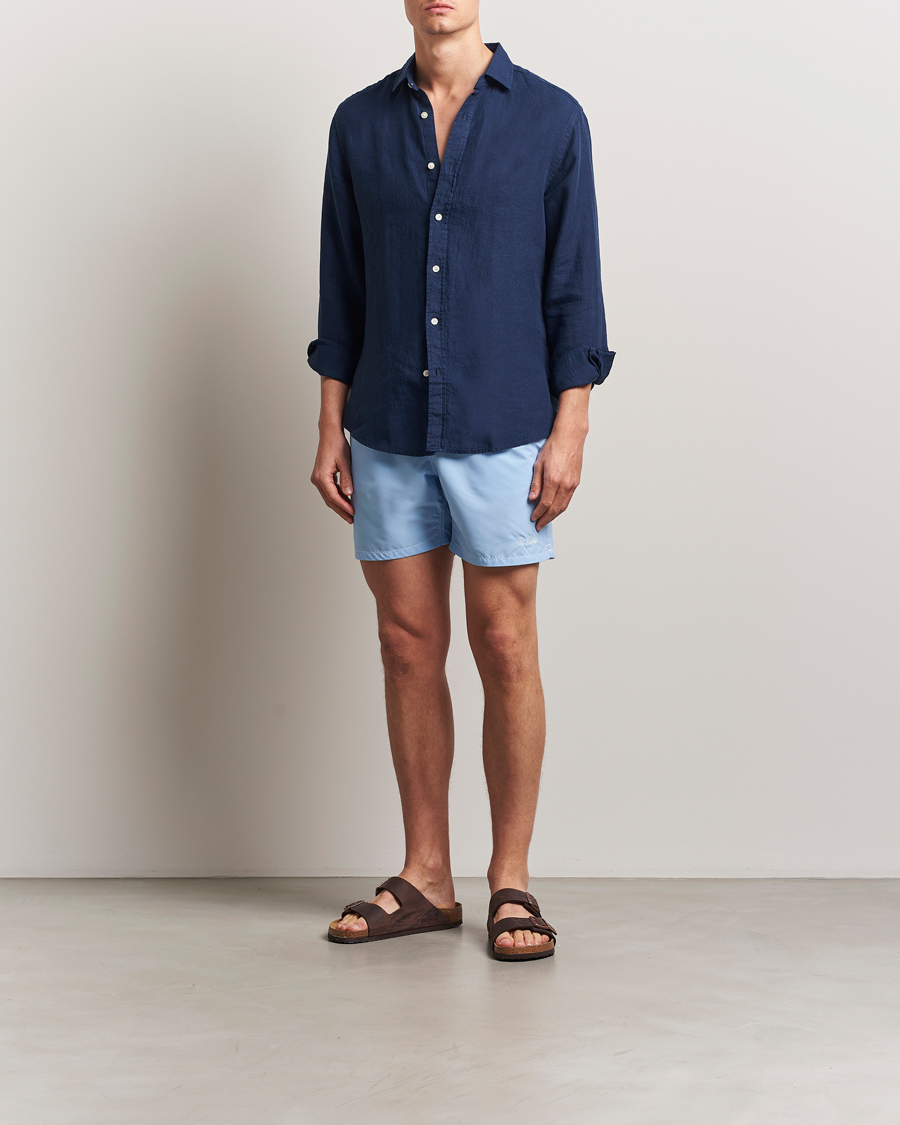 Herren | Badehosen | MC2 Saint Barth | Nylon Swim Shorts Sky Blue