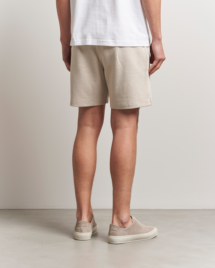 Herren | Shorts | HUGO | Nuwfallo Waffle Sweatshorts Open White