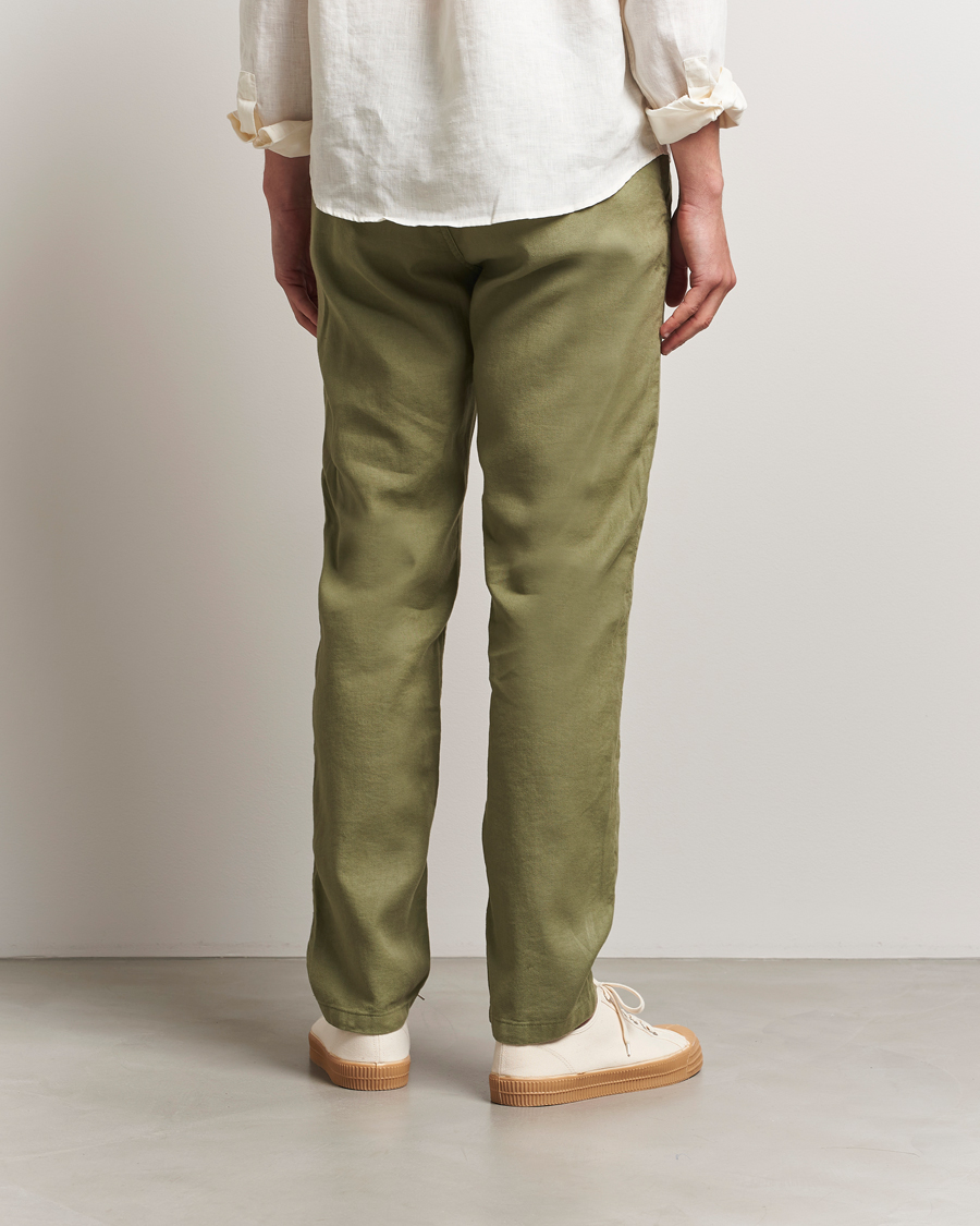 Herren | Hosen | Morris | Fenix Linen/Cotton Trousers Olive