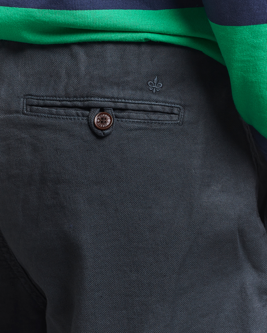 Herren | Shorts | Morris | Fenix Linen/Cotton Shorts Blue