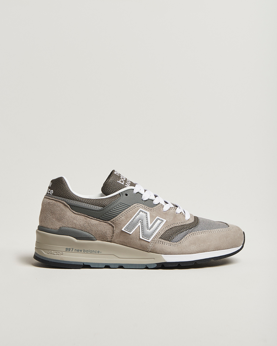 Herren | New Balance Made In USA 997 Sneakers Grey | New Balance Made In US & UK | New Balance Made In USA 997 Sneakers Grey