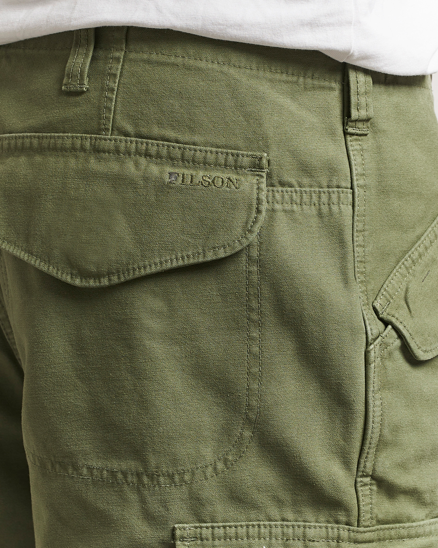 Herren | Shorts | Filson | Field Cargo Shorts Washed Green