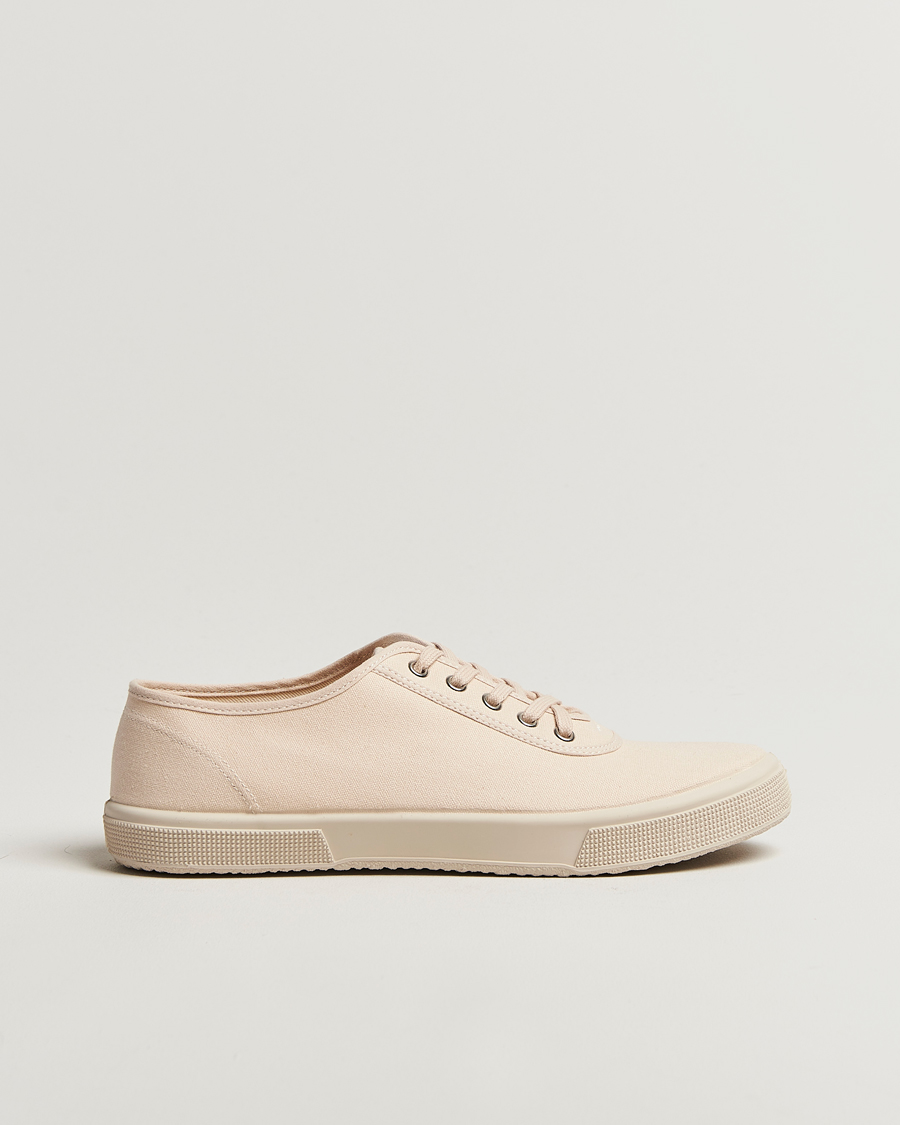 Herren | Novesta Cotton Deck Shoe All Ivory | Novesta | Cotton Deck Shoe All Ivory