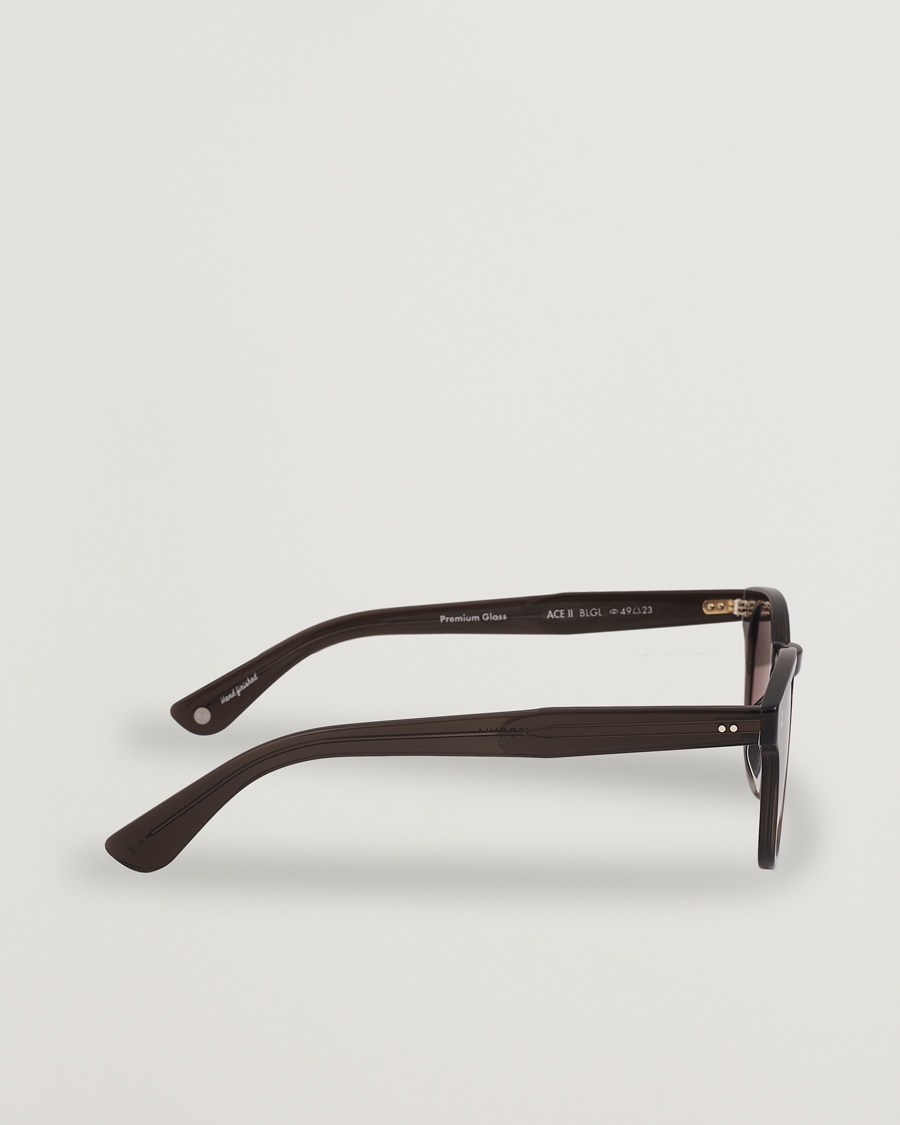 Herren | Garrett Leight Ace II 49 Sunglasses Black Glass | Garrett Leight | Ace II 49 Sunglasses Black Glass