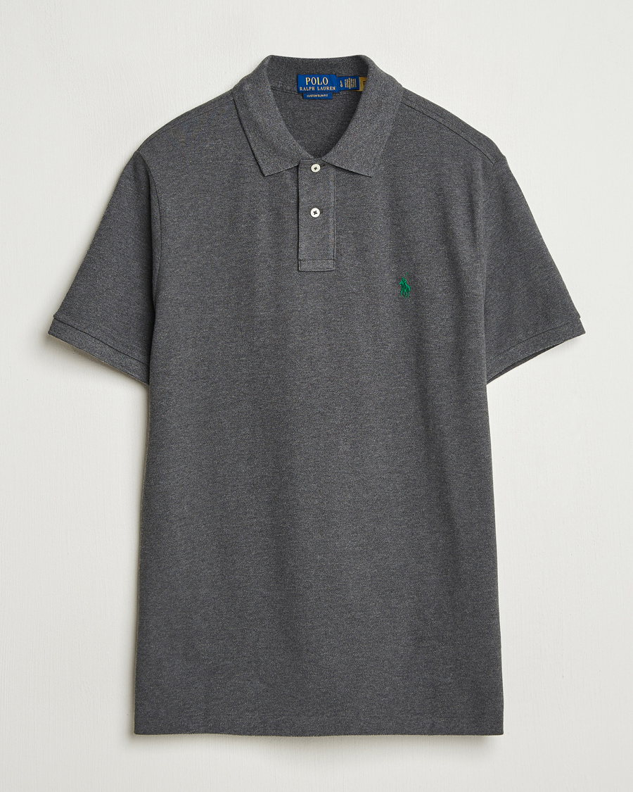 Herren | Poloshirts | Polo Ralph Lauren | Custom Slim Fit Polo Barclay Heather