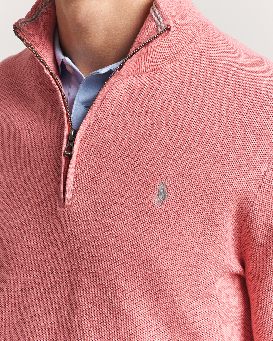 Herren | Pullover | Polo Ralph Lauren | Half Zip Cotton Pullover Desert Rose