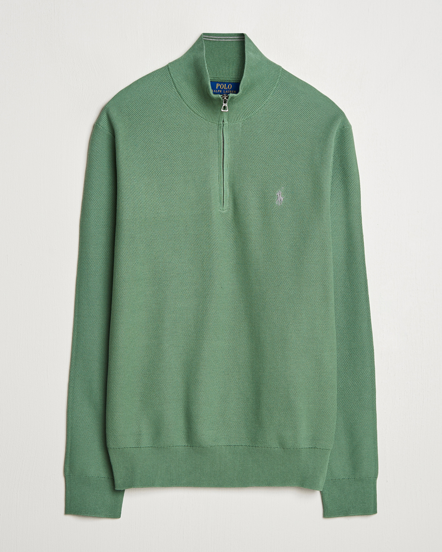 Herren | Pullover | Polo Ralph Lauren | Half Zip Cotton Pullover Fatigue