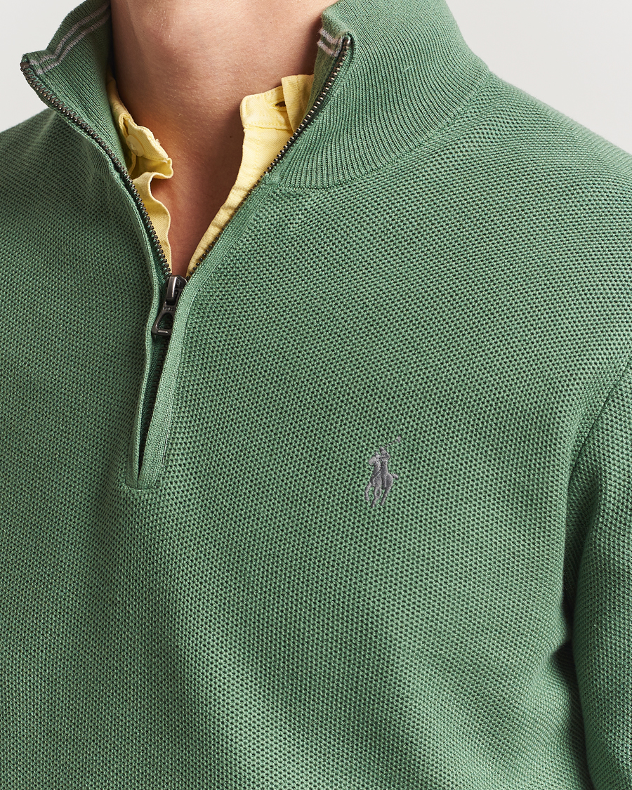 Herren | Pullover | Polo Ralph Lauren | Half Zip Cotton Pullover Fatigue