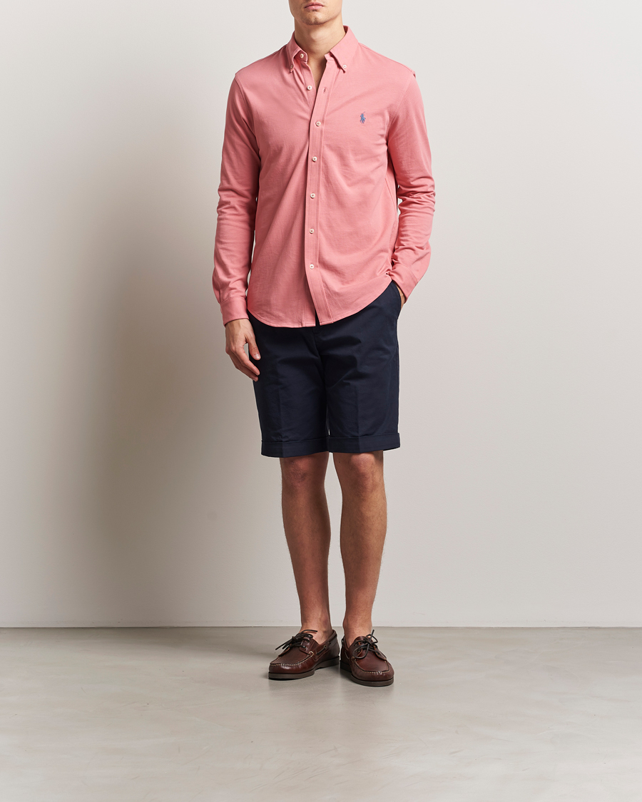 Herren | Hemden | Polo Ralph Lauren | Featherweight Mesh Shirt Desert Rose