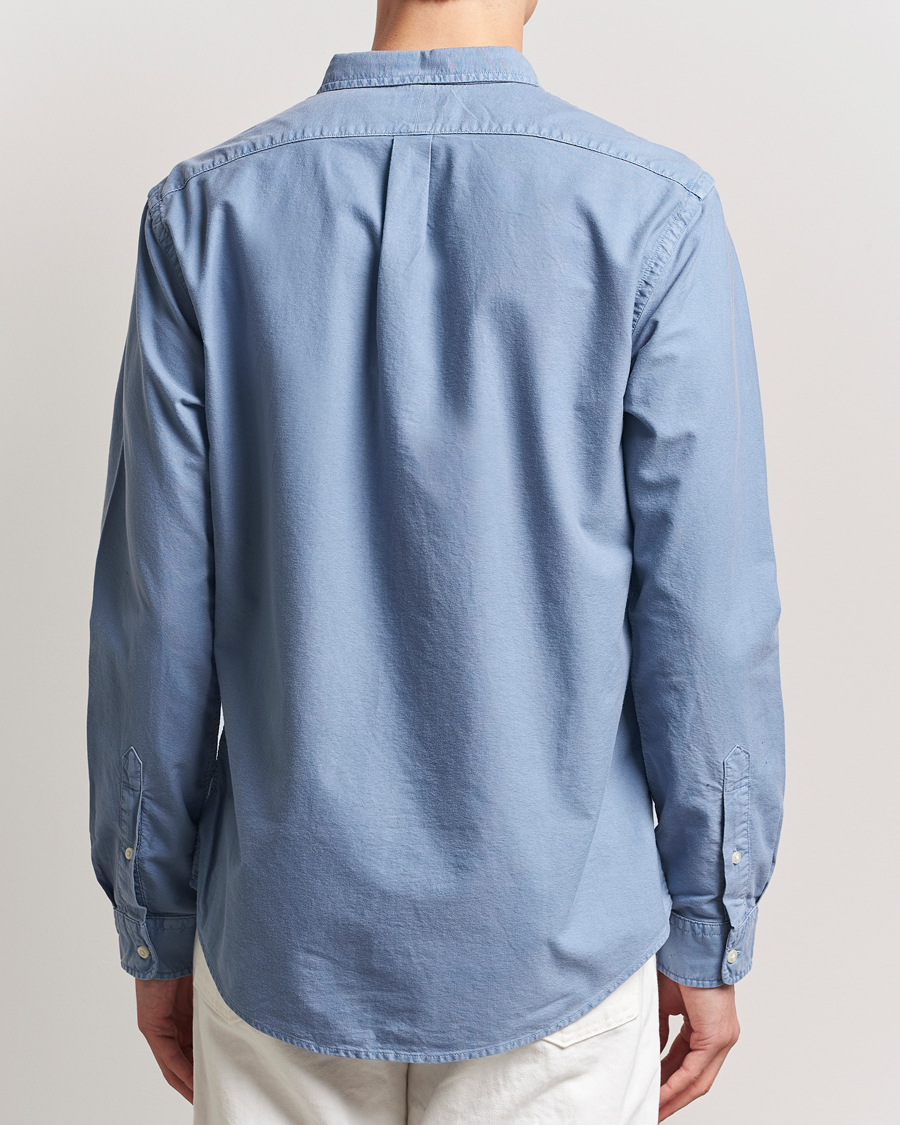 Herren | Hemden | Polo Ralph Lauren | Slim Fit Garment Dyed Oxford Shirt Channel Blue