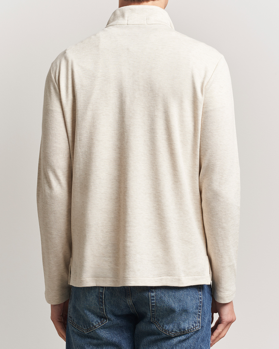 Herren | Pullover | Polo Ralph Lauren | Cotton/Nylon Half Zip Chalk Heather