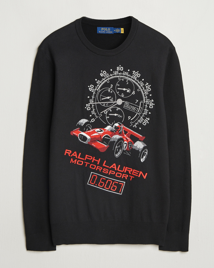 Herren | Pullover | Polo Ralph Lauren | RL Motorsport Knitted Sweater Black Combo