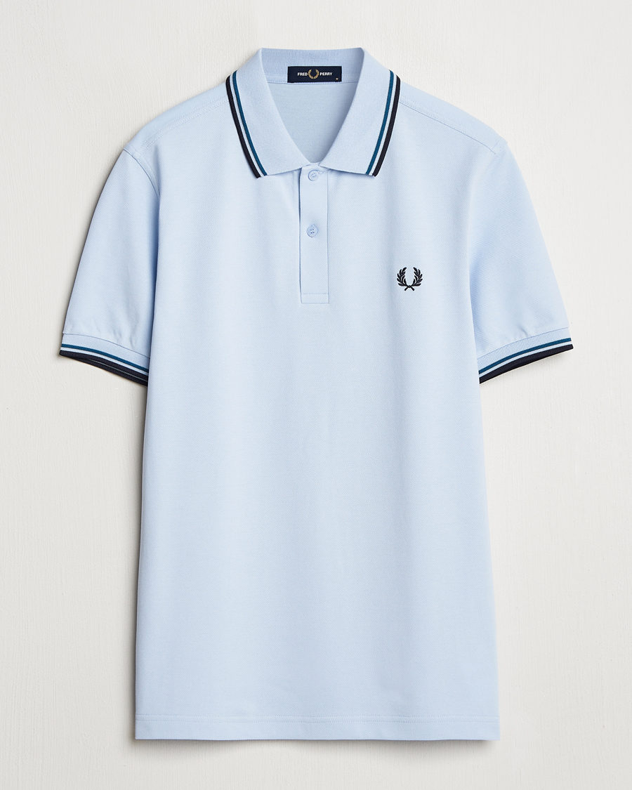 Herren | Poloshirts | Fred Perry | Twin Tipped Polo Shirt Light Smoke