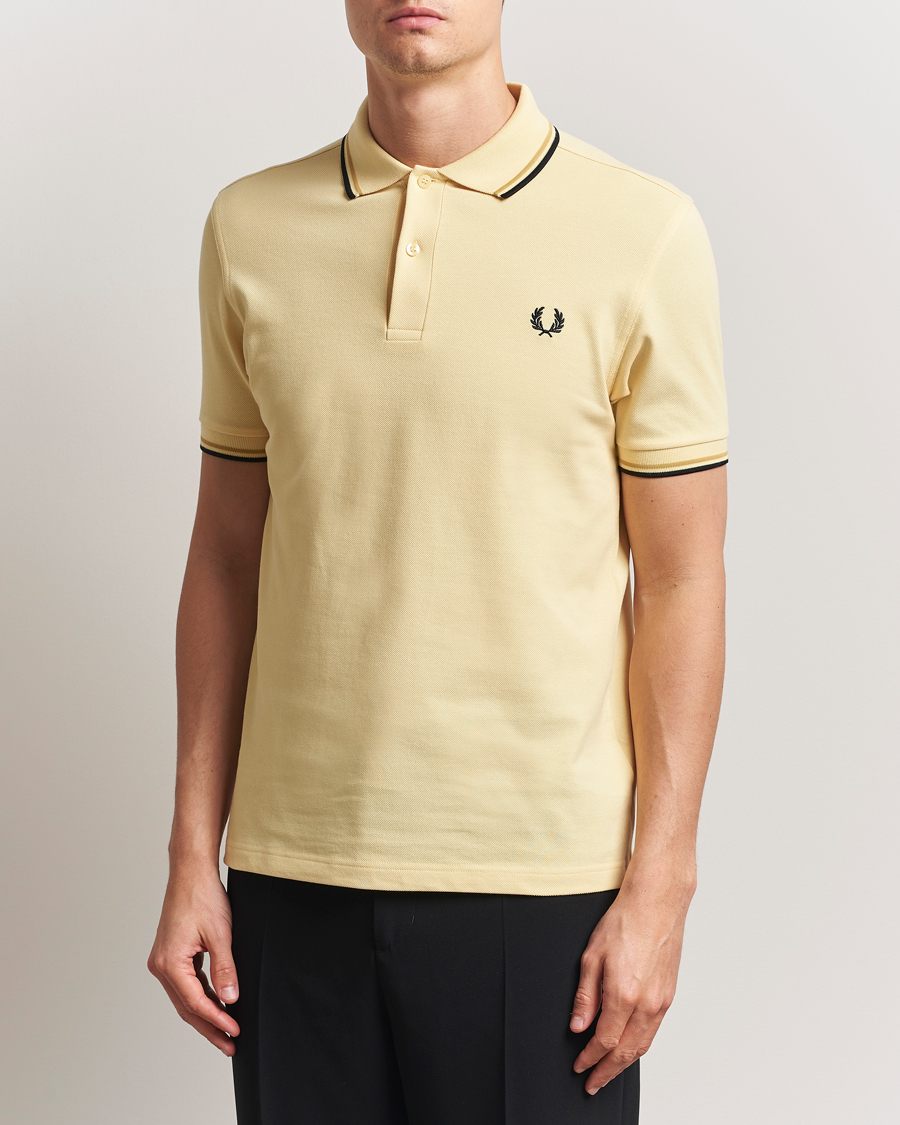 Herren | Poloshirts | Fred Perry | Twin Tipped Polo Shirt Yellow