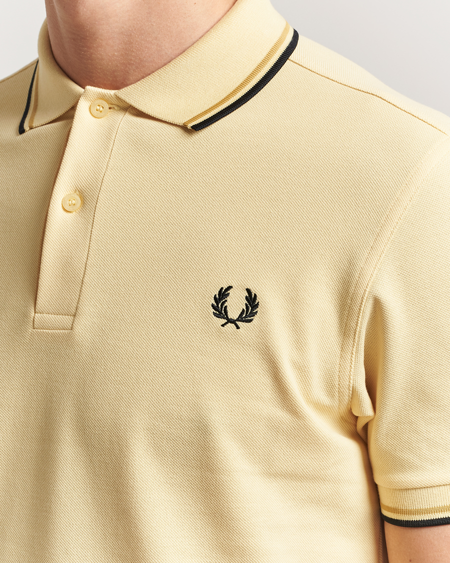 Herren | Poloshirts | Fred Perry | Twin Tipped Polo Shirt Yellow