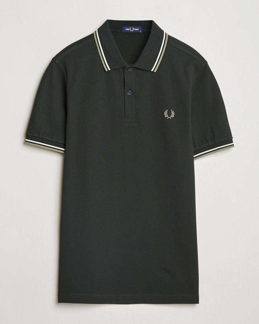 Herren | Poloshirts | Fred Perry | Twin Tipped Polo Shirt Night Green