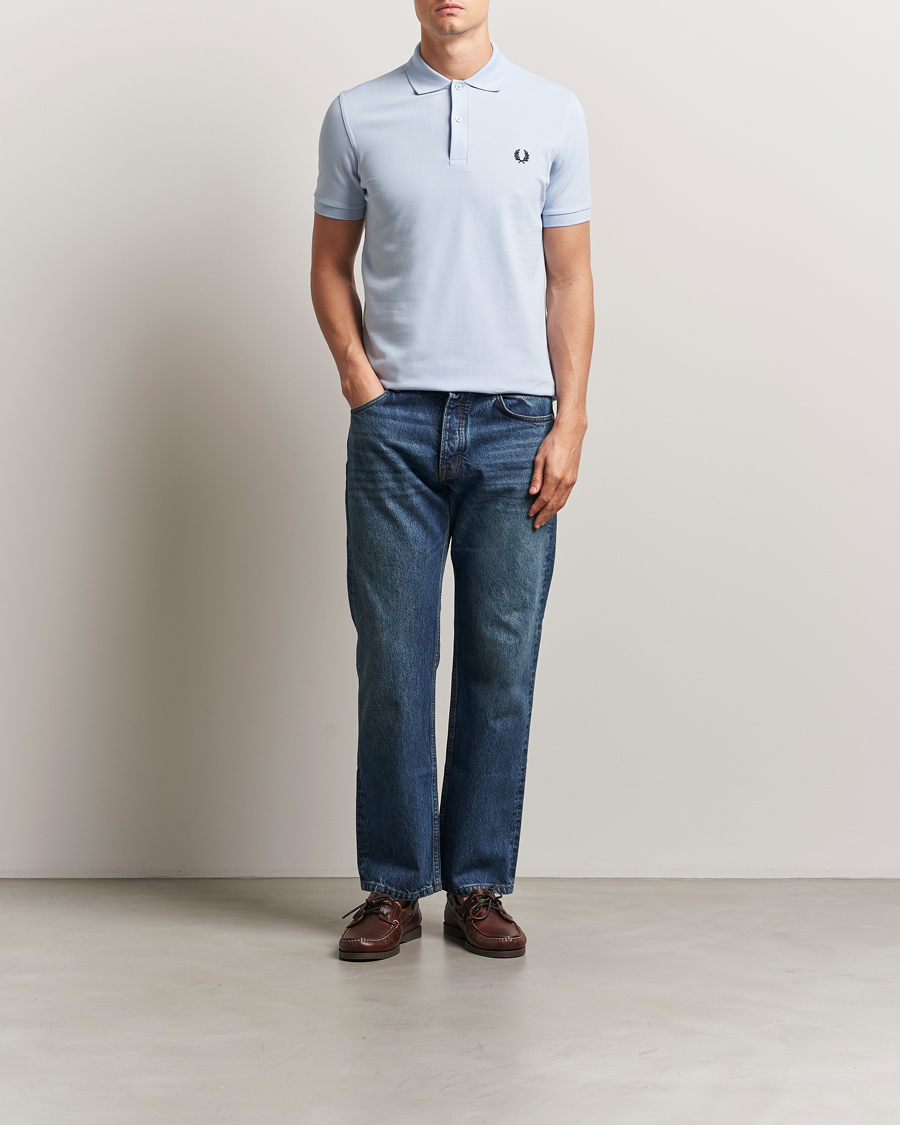 Herren | Poloshirts | Fred Perry | Plain Polo Shirt Light Smoke