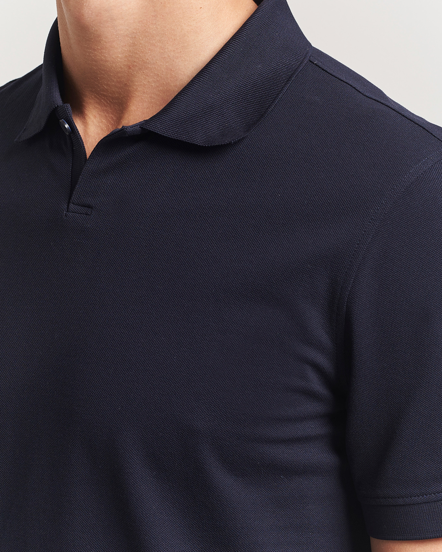 Herren | Poloshirts | Orlebar Brown | Bruno Organic Cotton Pique Night Iris