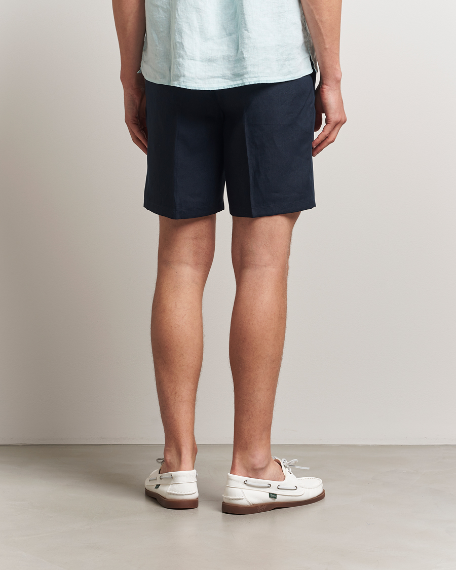 Herren | Shorts | Orlebar Brown | Norwich Italian Linen Shorts Night Iris