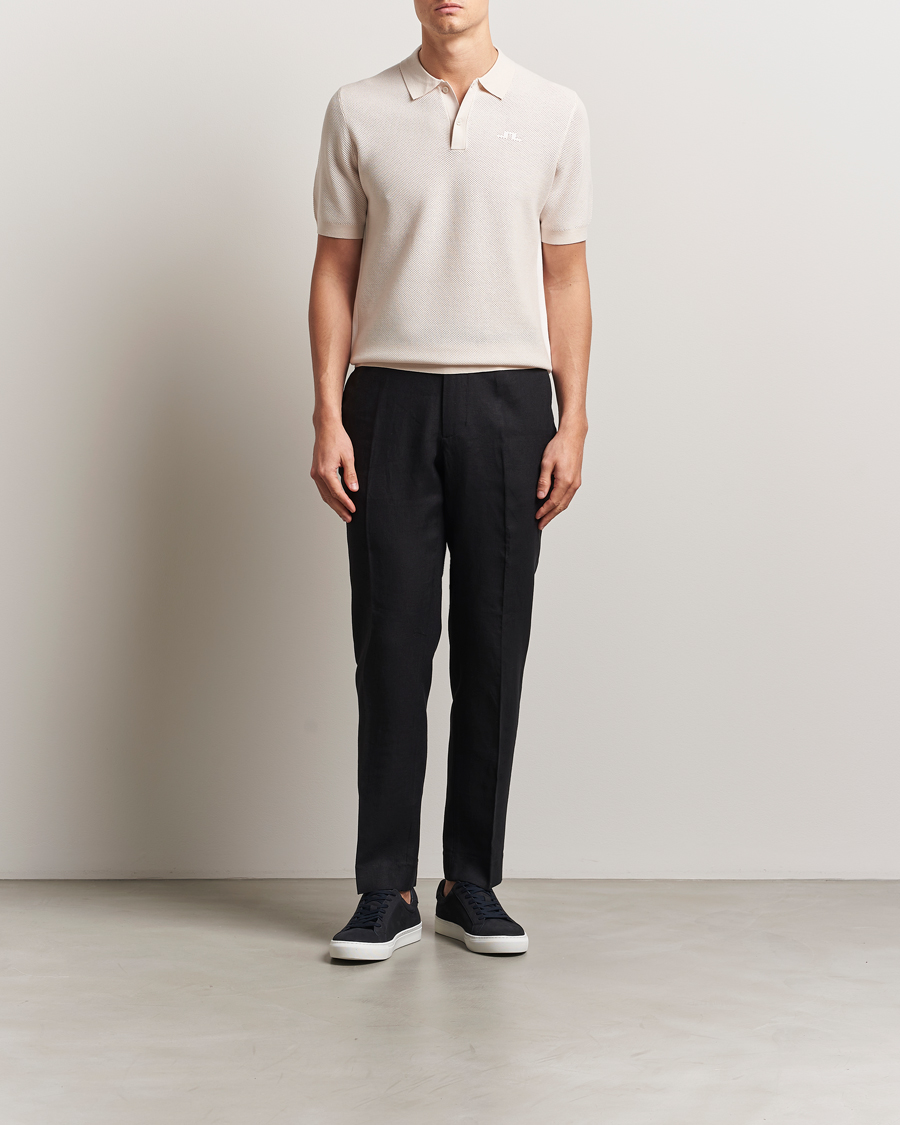 Herren | Hosen | J.Lindeberg | Soren Drape Linen Pants Black
