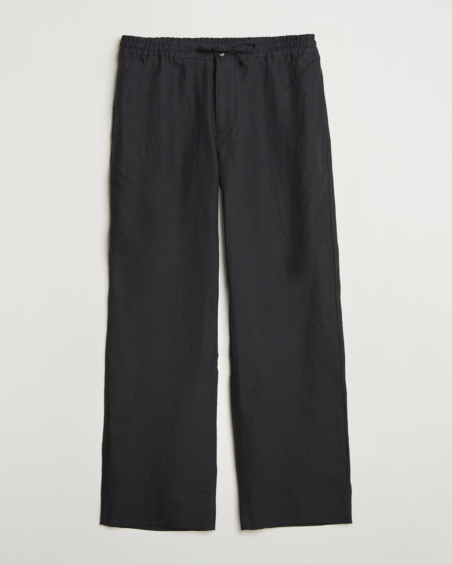 Herren | Hosen | J.Lindeberg | Noah Drape Linen Pants Black