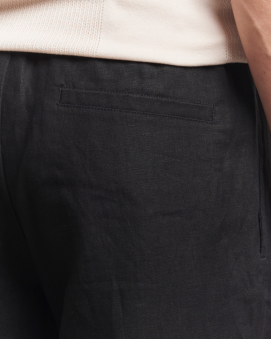 Herren | Hosen | J.Lindeberg | Noah Drape Linen Pants Black