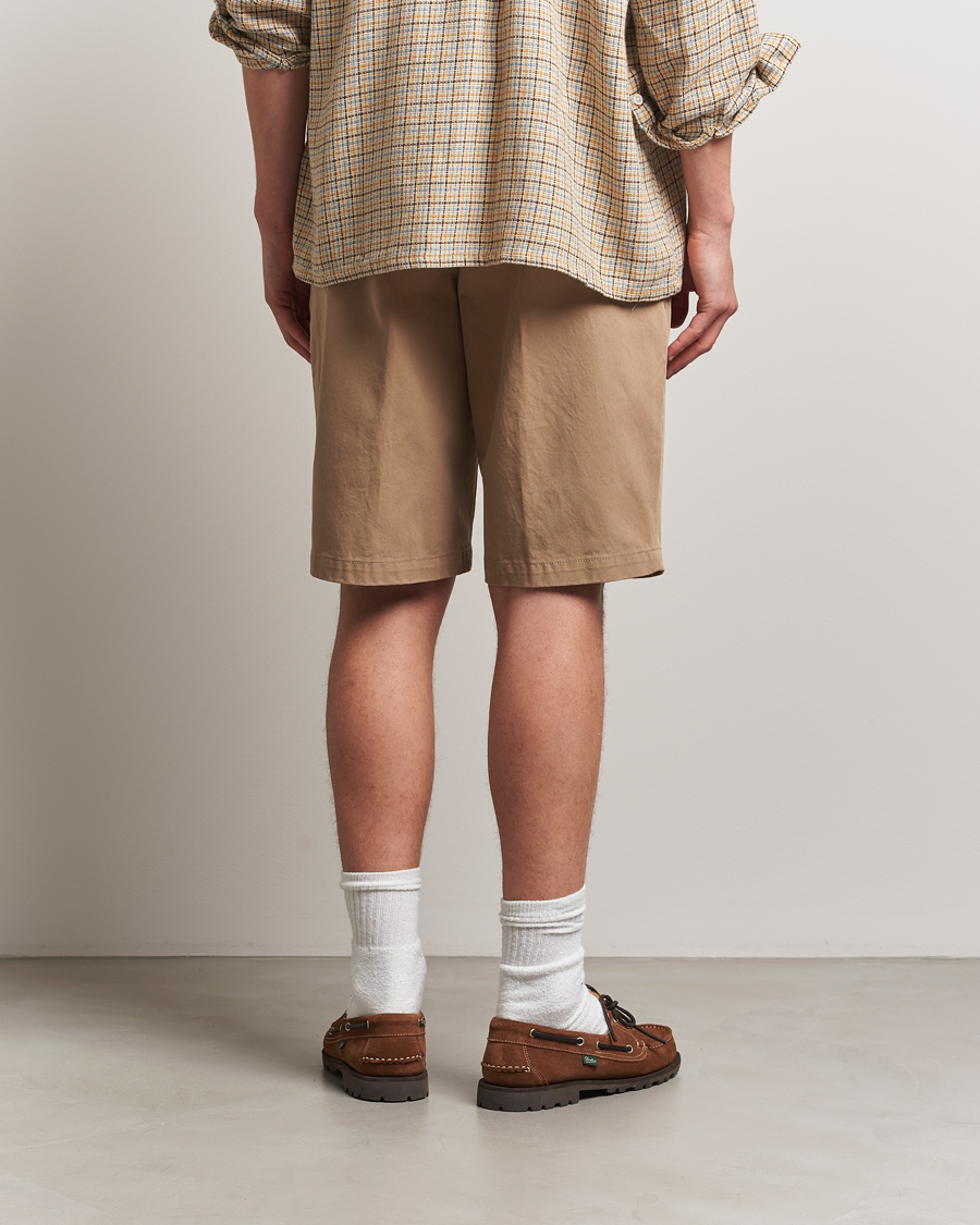 Herren | Shorts | BEAMS PLUS | Pleated Twill Shorts Khaki