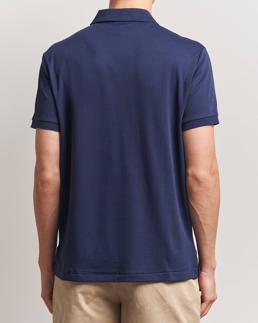 Herren | Poloshirts | Polo Ralph Lauren | Custom Slim Fit Cotton Polo Refined Navy