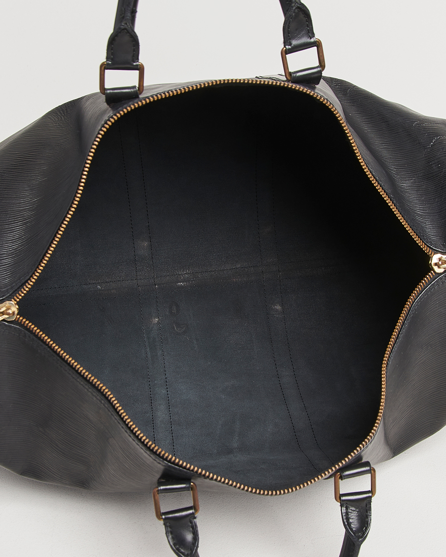 Herren | Pre-Owned & Vintage Bags | Louis Vuitton Pre-Owned | Keepall 50 Epi Leather Black