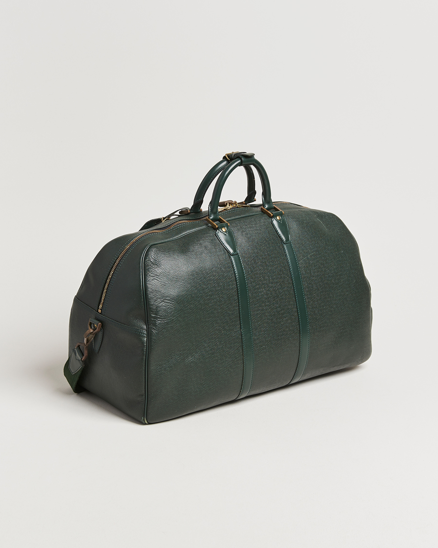 Herren | Louis Vuitton Pre-Owned Taiga Kendall GM Weekend Bag Green | Louis Vuitton Pre-Owned | Taiga Kendall GM Weekend Bag Green