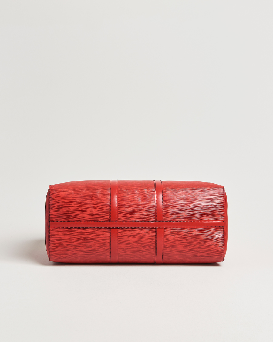 Herren | Louis Vuitton Pre-Owned Keepall 50 Epi Leather Bag Red | Louis Vuitton Pre-Owned | Keepall 50 Epi Leather Bag Red