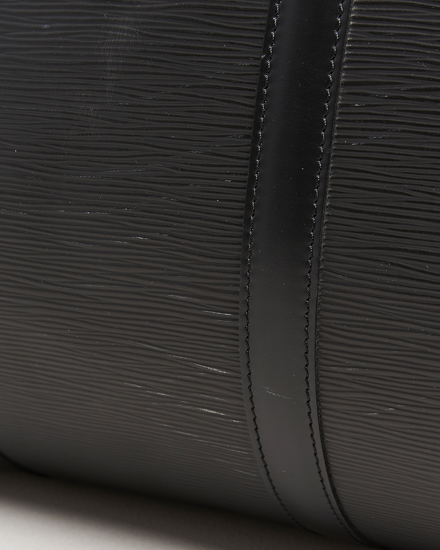 Herren | Louis Vuitton Pre-Owned Keepall 55 Epi Leather Bag Black | Louis Vuitton Pre-Owned | Keepall 55 Epi Leather Bag Black