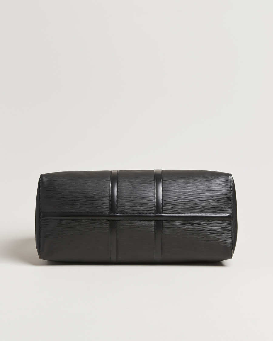 Herren | Louis Vuitton Pre-Owned Keepall 55 Epi Leather Bag Black | Louis Vuitton Pre-Owned | Keepall 55 Epi Leather Bag Black