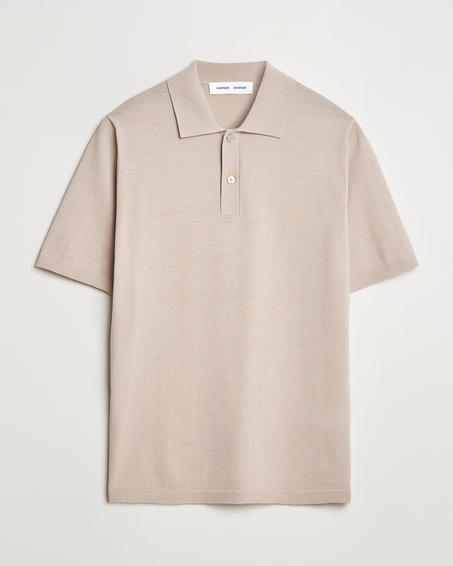 Herren | Poloshirts | Samsøe Samsøe | Sarown Knitted Polo Pure Cashmere
