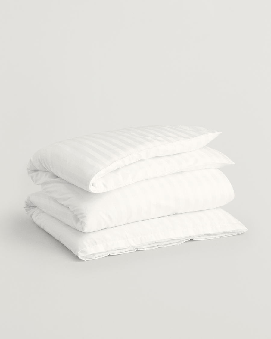 Herren | Für das Zuhause | GANT | Sateen Striped Duvet White