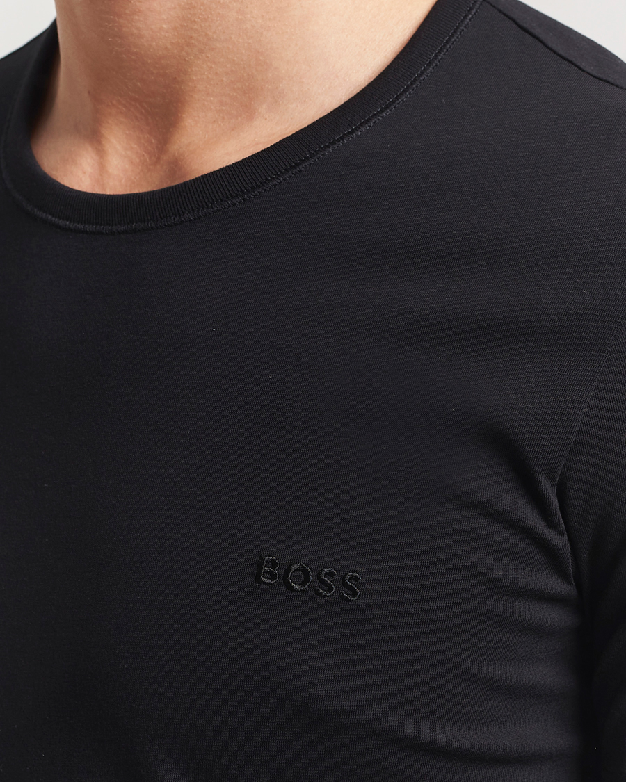 Herren | T-Shirts | BOSS BLACK | 3-Pack Crew Neck T-Shirt Black