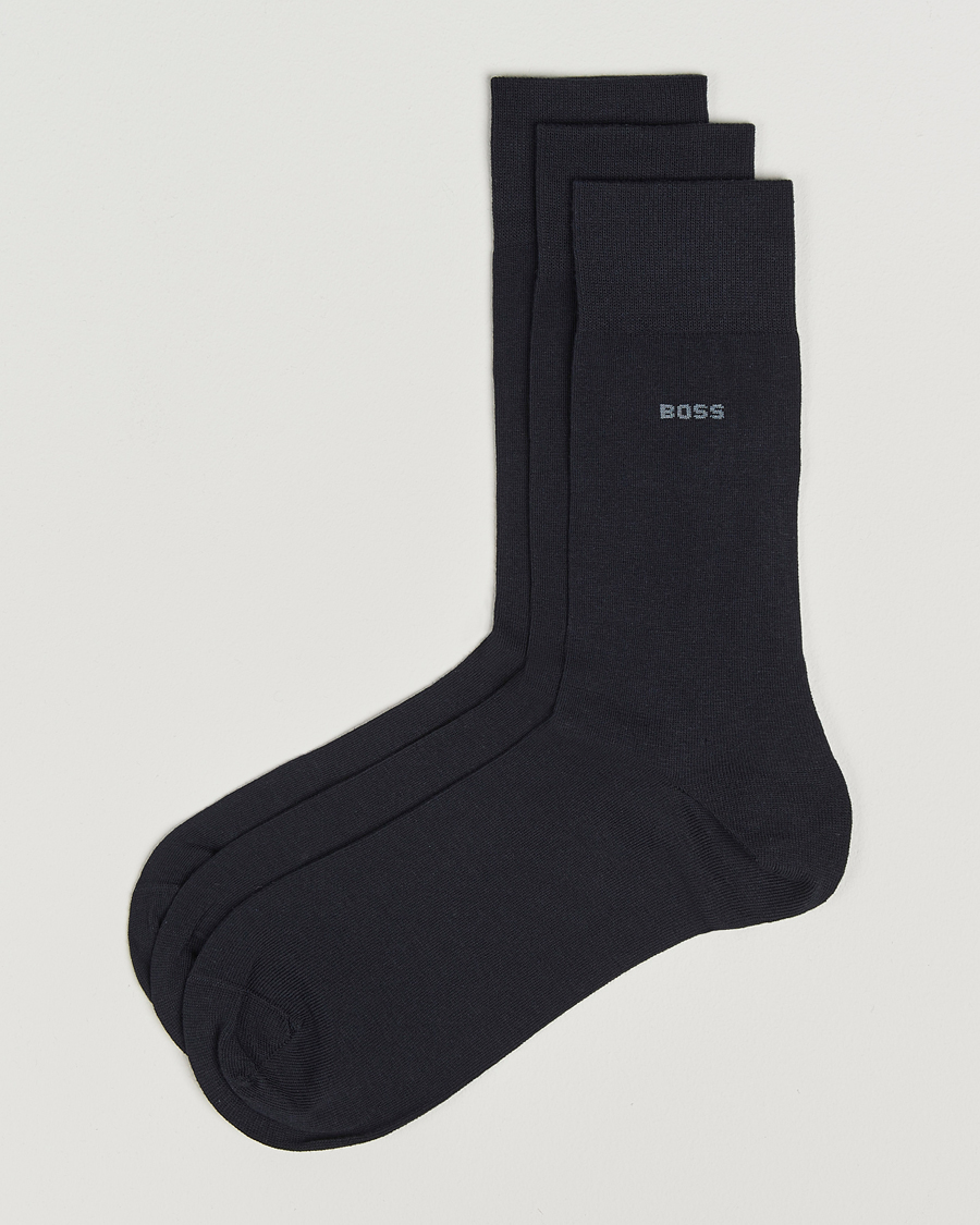 Herren | Unterwäsche | BOSS BLACK | 3-Pack RS Uni Socks Dark Blue