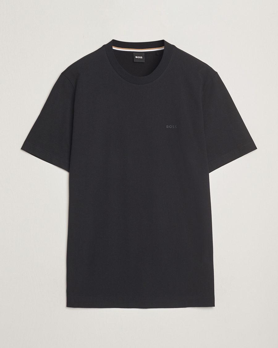 Herren | T-Shirts | BOSS BLACK | Thompson Crew Neck T-Shirt Black