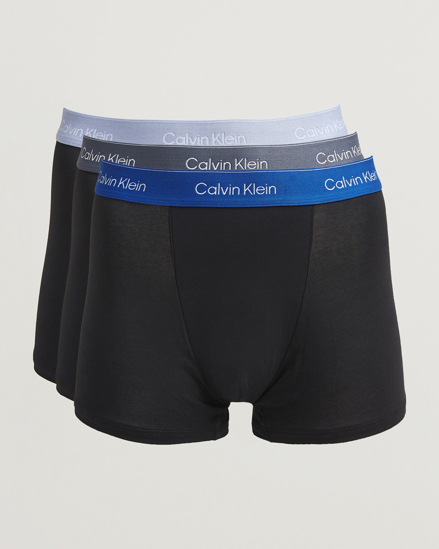 Herren | Unterwäsche | Calvin Klein | 3-Pack Icon Cotton Stretch Relaxed Trunk Black