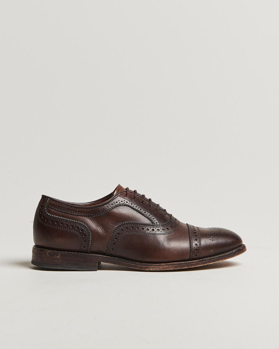 Herren | Allen Edmonds Strand Brogue Brown Cordovan US7,5 - EU41 | Pre-owned | Allen Edmonds Strand Brogue Brown Cordovan US7,5 - EU41
