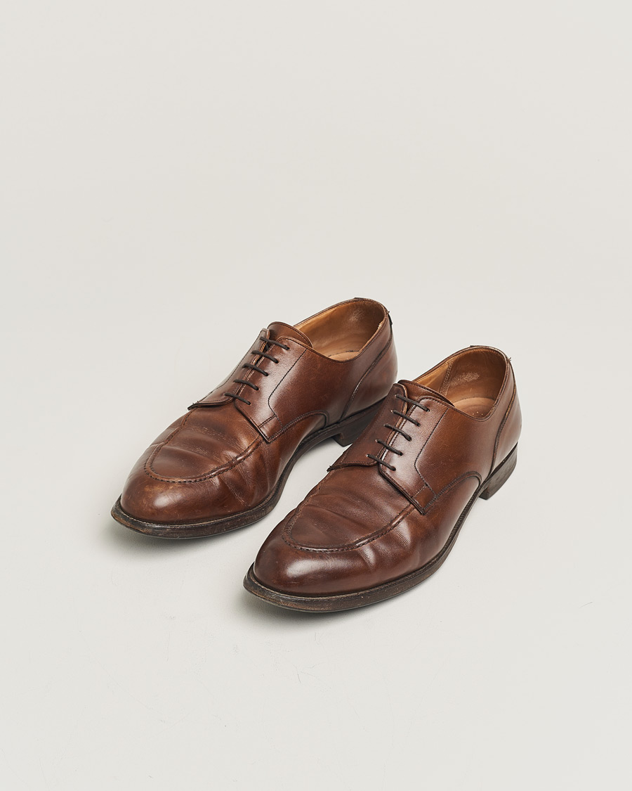 Herren | Crockett & Jones Onslow Derby Brown Calf UK11 - EU45 | Pre-owned | Crockett & Jones Onslow Derby Brown Calf UK11 - EU45