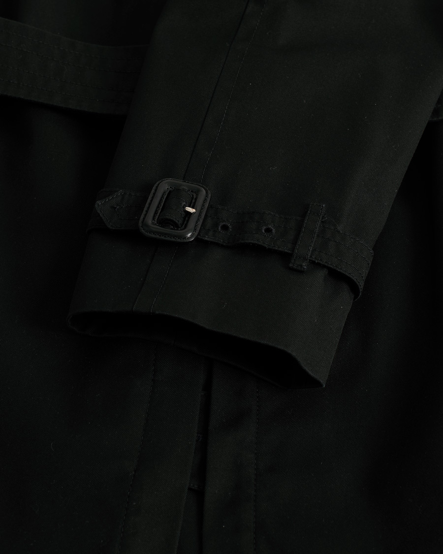 Herren | Burberry Mid-length Kensington Trench Black 50 | Pre-owned | Burberry Mid-length Kensington Trench Black 50