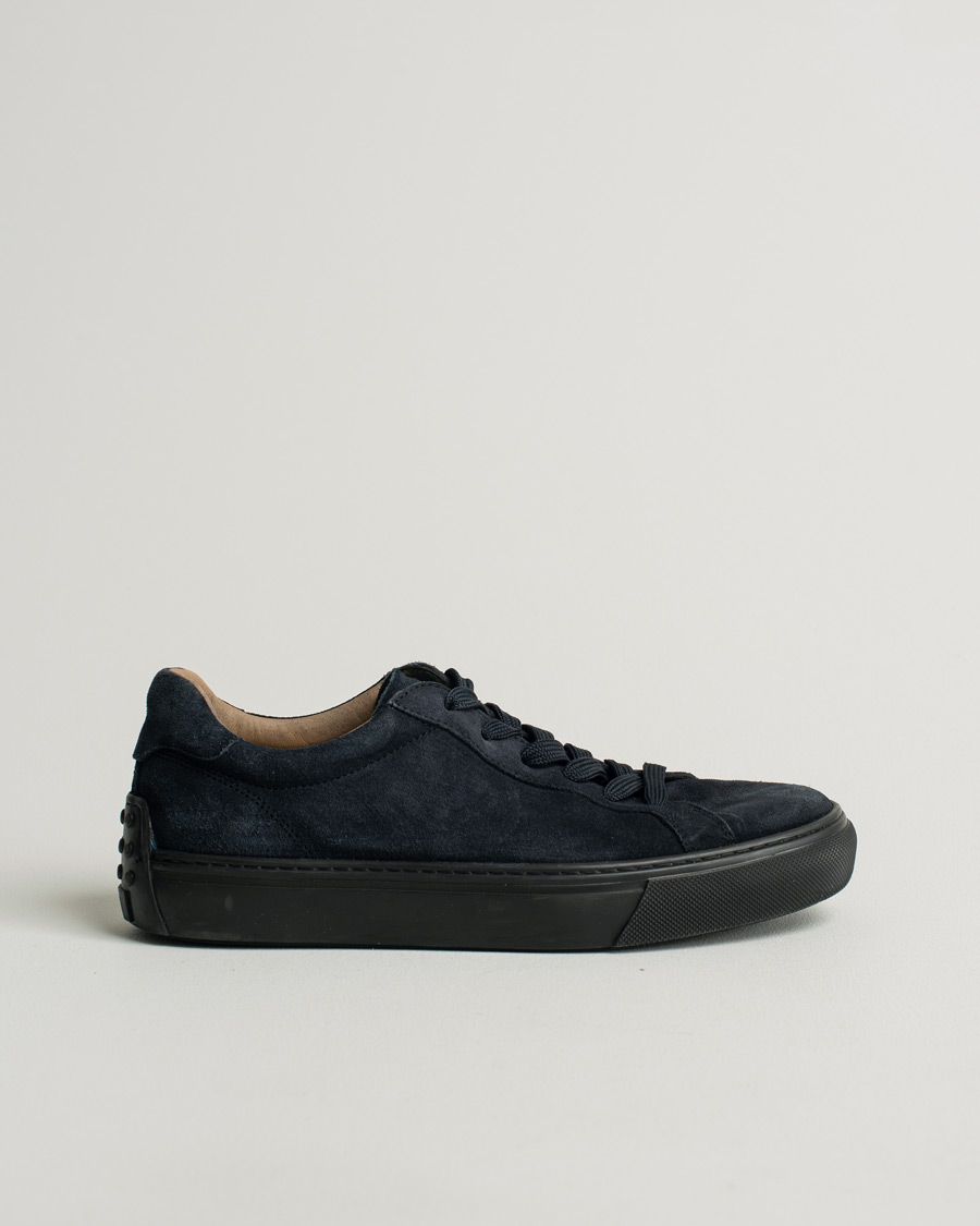 Herren | Pre-owned Schuhe | Pre-owned | Tod's Cassetta Lacciata Sneaker Navy Suede